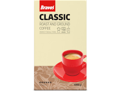 Bravos 1kg Classic őrölt kávé
