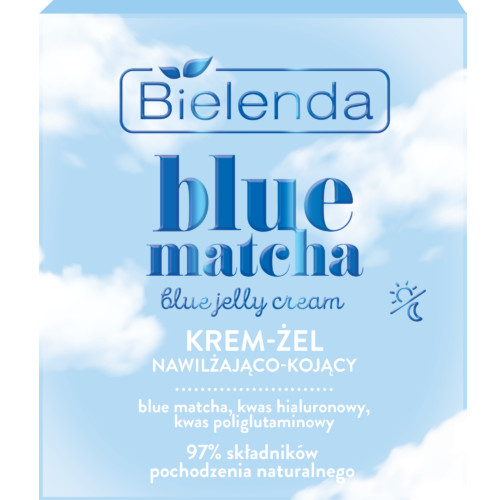 BIELENDA - Blue Matcha - Blue Jelly Cream - Hidratáló hatású krém-gél 50 ml