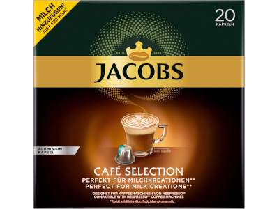 DE Jacobs NCC 20db-os kapszula Café Selection104g