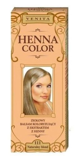 Henna color hajfesték 111 természetes szőke 75 ml
