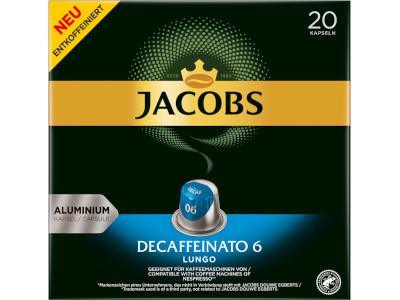 DE Jacobs NCC 20db-os kapszula 6 Decaffeinato 104g