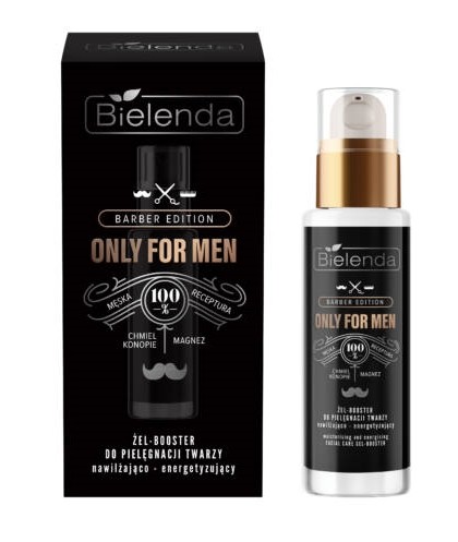 BIELENDA - ONLY FOR MEN BARBER EDITION: Hidratáló és energizáló hatású gél-booster 30 ml