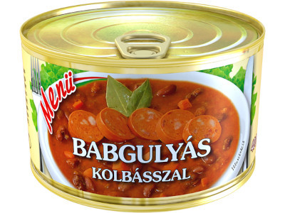 Menü 400g Babgulyás kolbásszal