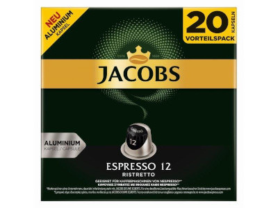 DE Jacobs NCC 20db-os kapszula 12 Espresso Ristretto 104g