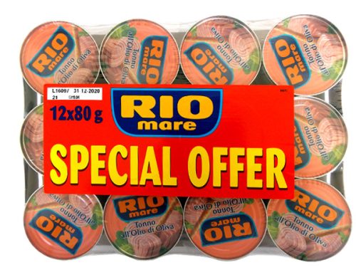 Rio Mare tonhal 12*80g Olívaolajban