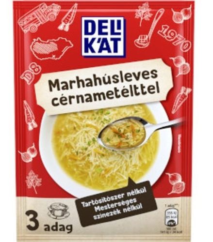 Delikát Marhahúsleves cérnametélttel 73g