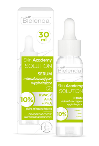 Bielenda Skin Academy Solution Mikro-hámlasztó és bőrkisimító hatású szérum 30 ml