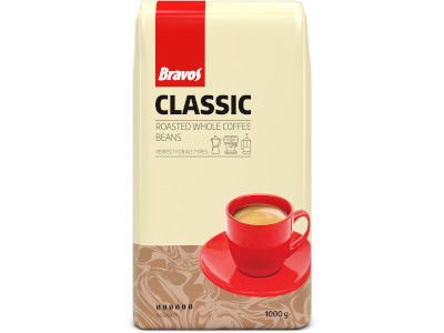 Bravos 1kg Classic szemes kávé