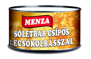 Menza 400g Sólet lecsókolbásszal