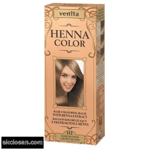 Henna Color hajfesték 112 sötétszőke 75ml