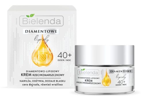 BIELENDA - Diamond Lipids: 40+ Ránctalanító hatású arckrém kender olajjal 50 ml
