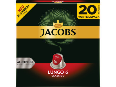 DE Jacobs NCC 20db-os kapszula 6 Lungo 104g