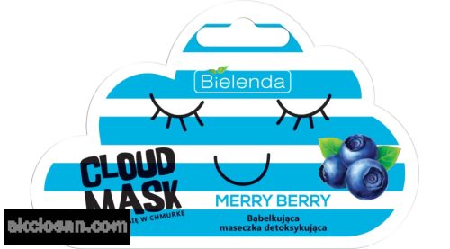 BIELENDA CLOUD MASK - merry berry méregtelenítő hatású buborékmaszk