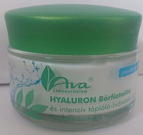 AVA Hyaluron arckrém 24 órás bőrfiatalító 50 ml