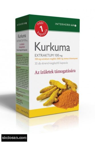 Napi1 KURKUMA Extraktum 100 mg kapszula  - Az ízületek támogatására