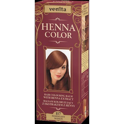 Henna color hajfesték 117 mahagóni 75 ml