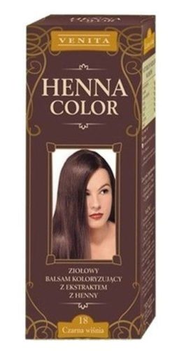 Henna color hajfesték 18 fekete meggy 75 ml