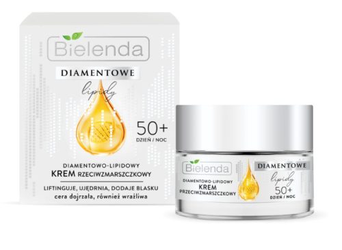 BIELENDA - Diamond Lipids: 50+ Ránctalanító hatású arckrém babassu olajjal 50 ml